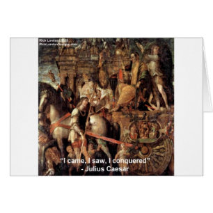 Julius Caesar "I Conquered" Quote Gifts & Tees
