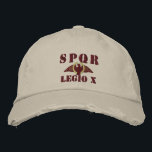 Julius Caesar's Famed 10th Legion - Rome Hat<br><div class="desc">The 10th was the most favored, celebrated, and decorated of all of Julius Caesar’s Legions. When Gaius Julius Caesar arrived in Hispania Ulterior (Farther Spain) as the region’s Governor in 61 B.C., he soon realised the need to subdue the areas to his west and northwest (present day Portugal), and to...</div>