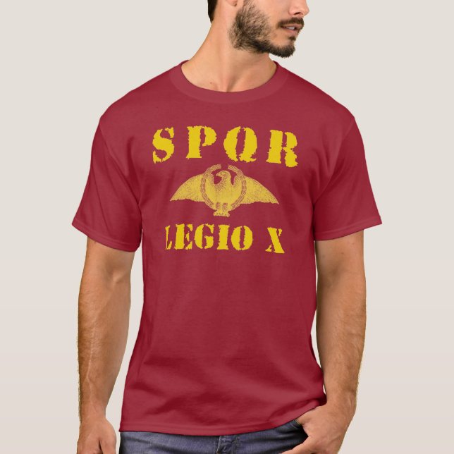 Julius Caesar's Famed 10th Legion T-Shirt (Front)
