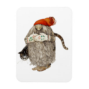 Jultomten Magnet