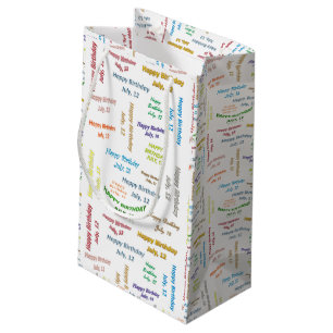 July, 12 Birthday Gift Bag
