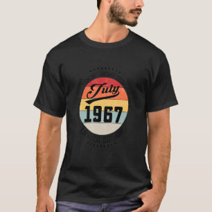 July 1967 55th Birthday 55 Years Of Being Legendar T-Shirt
