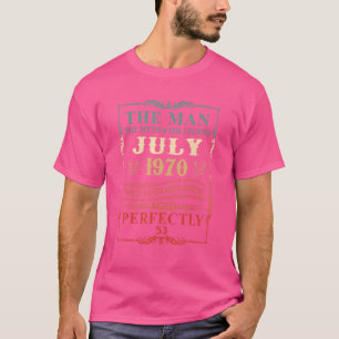 July 1970 The Man Myth Legend 53 Year Old Birthday T-Shirt