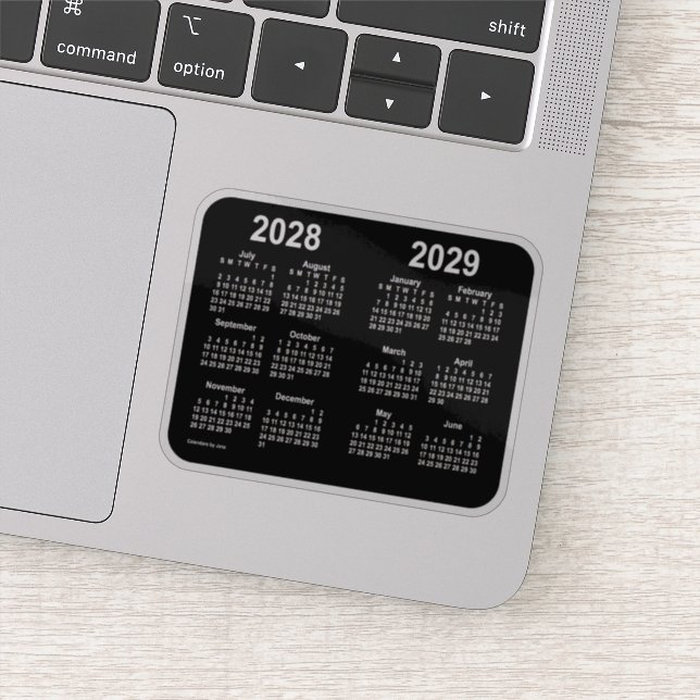 July 2028 - June 2029 School Year Calendar by Janz (Detail)