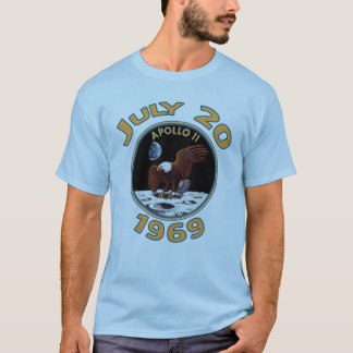 July 20, 1969 Apollo 11 Mission to the Moon T-Shirt