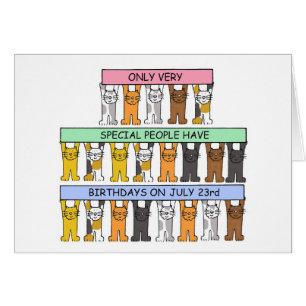 July 23rd Birthday Cats