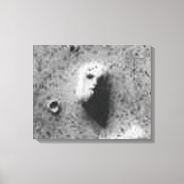 July 25, 1976 Viking Orbiter 1 Image (35a72) Canvas Print (Front)