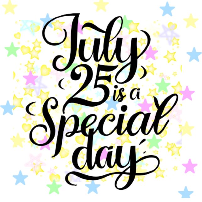 July 25 is a special day-Christmas in July T-Shirt (Creator Uploaded)