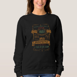 July 31st Birthday Vintage Legends Were Born In 19 Sweatshirt