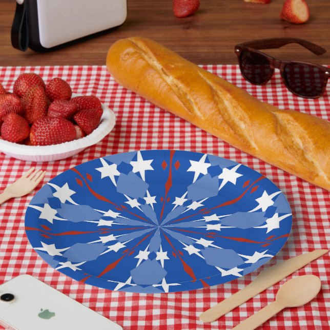 july 4 , 002 Paper Plate (Picnic)