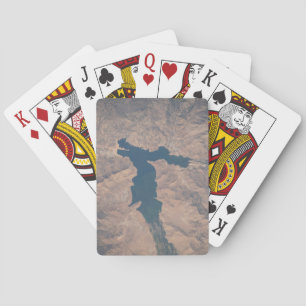 July 4, 2019 - Lake Isabella In California. Playing Cards