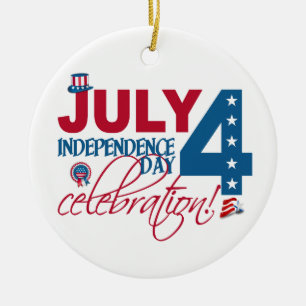JULY 4 Celebration ornament – customize!
