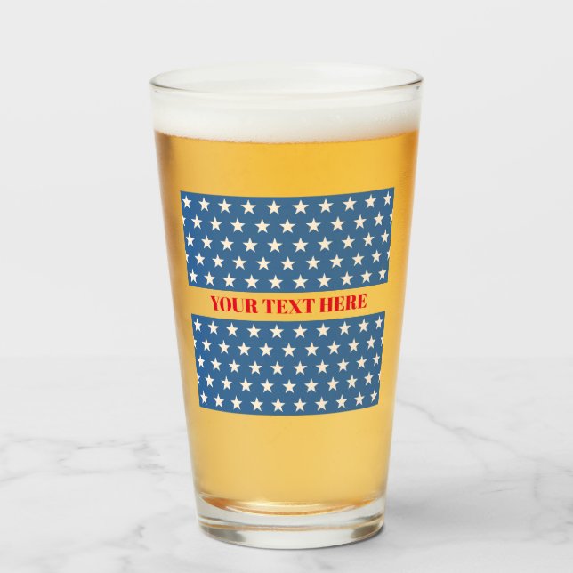 July 4 Glass Tumbler (Front Filled)