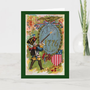 July 4th 1776 Minuteman Card