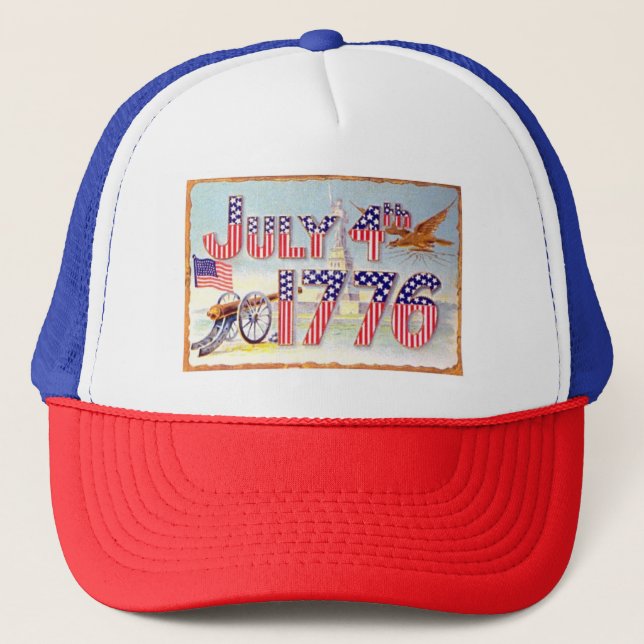 July 4TH 1776 Trucker Hat (Front)