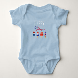 July 4th baby bodysuit