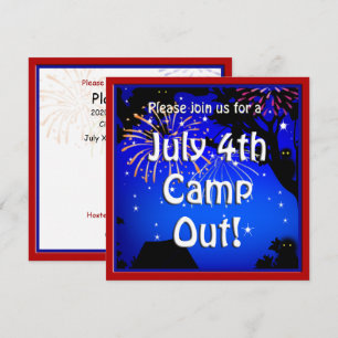 July 4th Camp Out Invite