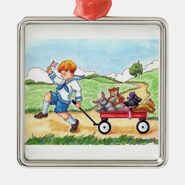 July 4th Commemoration  - Ornament (Front)