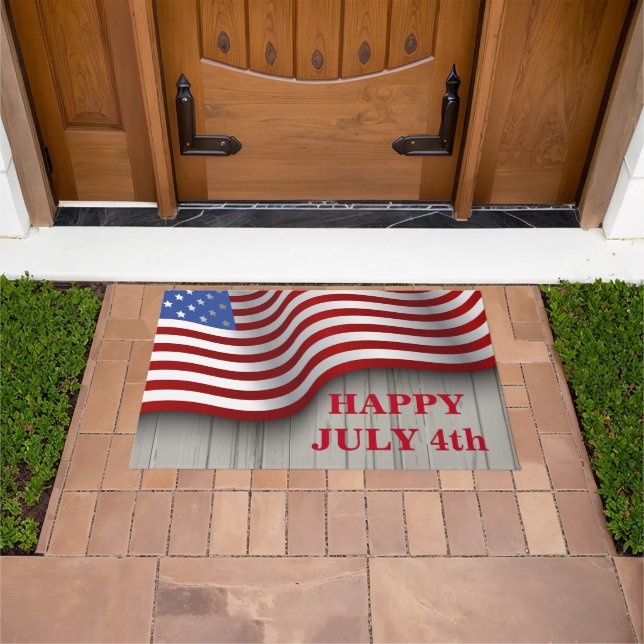 July 4th Doormat (Outdoor)