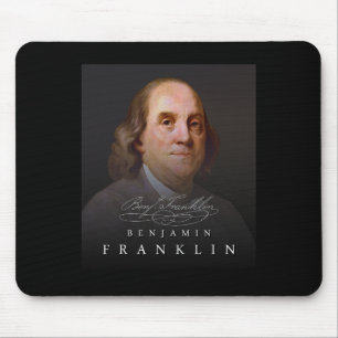 July 4th Founding Father Ben Benjamin Franklin Tee Mouse Mat