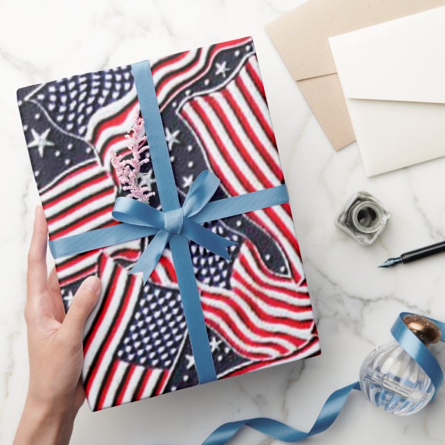 July 4th holiday wrapping paper (Gifting)
