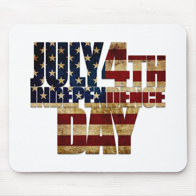 July 4th Independence Day 002 Mouse Mat (Front)