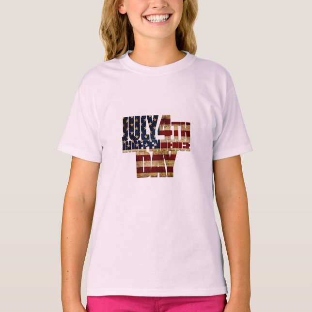July 4th Independence Day 002 T-Shirt (Front)