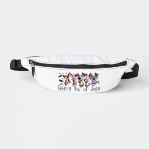 July 4th. Independence Day. Funny Dogs Bum Bags