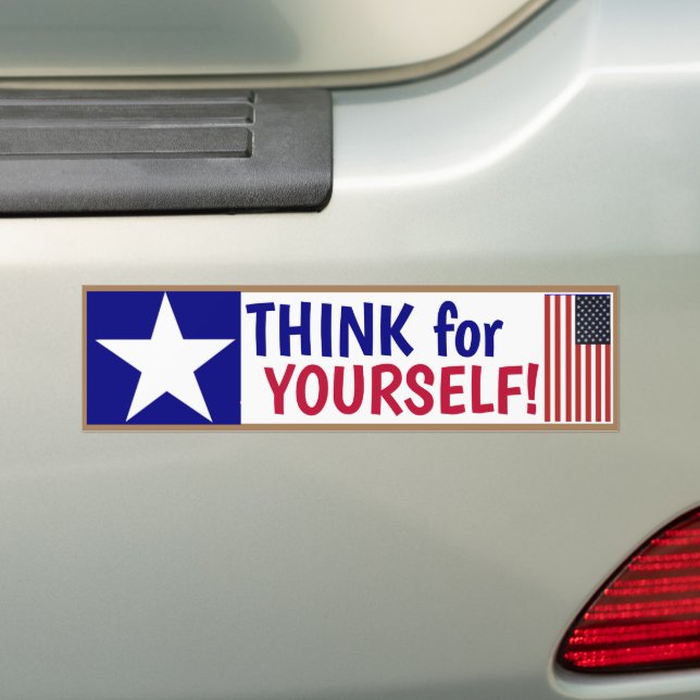 July 4th Independence day gifts Bumper Sticker (On Car)