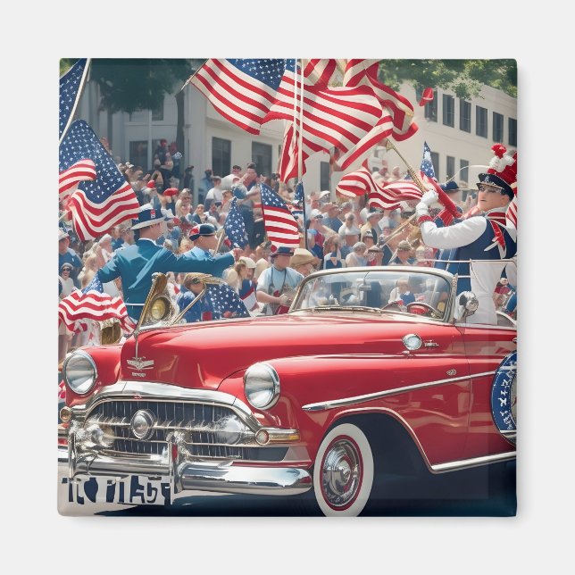 July 4th Independence day Magnet (Front)