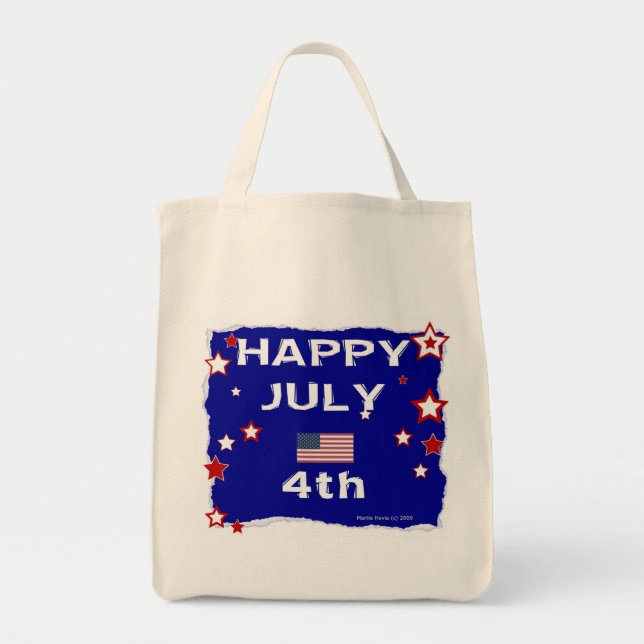July 4th (Independence Day) Tote Bag (Front)