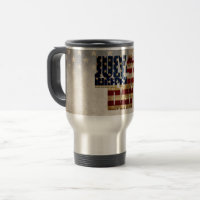 July 4th Independence Day Vintage Flag Design