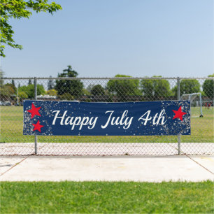 July 4th Indoor Outdoor Custom Banner