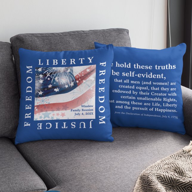 July 4th Jubilee: Commemorative Throw Pillow (Creator Uploaded)