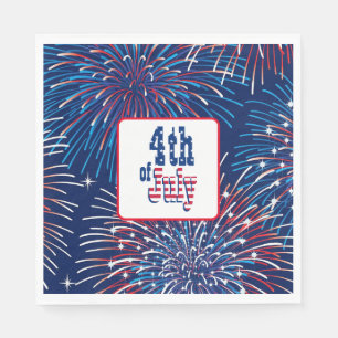 July 4th Paper Napkins