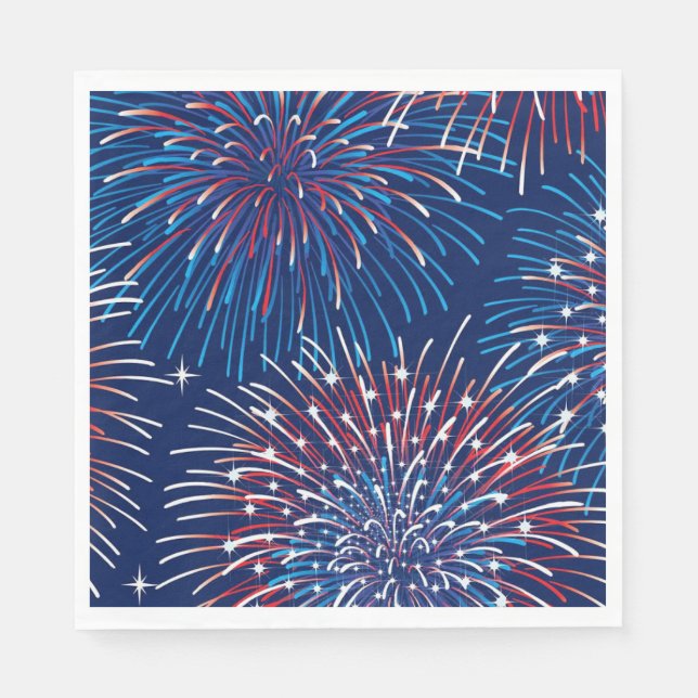 July 4th Paper Napkins (Front)