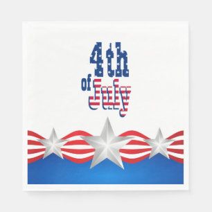 July 4th Paper Napkins