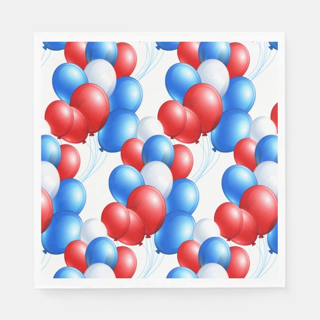 July 4th Paper Napkins (Front)