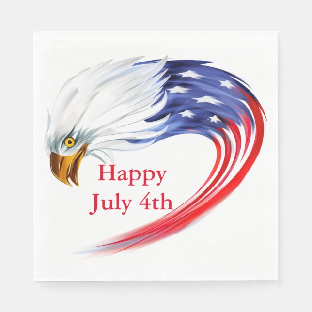 July 4th Paper Napkins (Front)