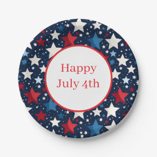 July 4th Paper Plate
