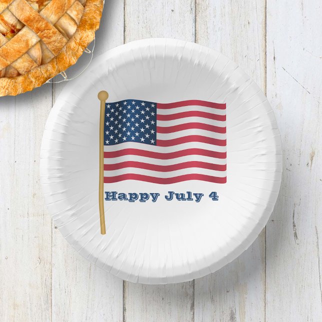 July 4th paper plate (Creator Uploaded)