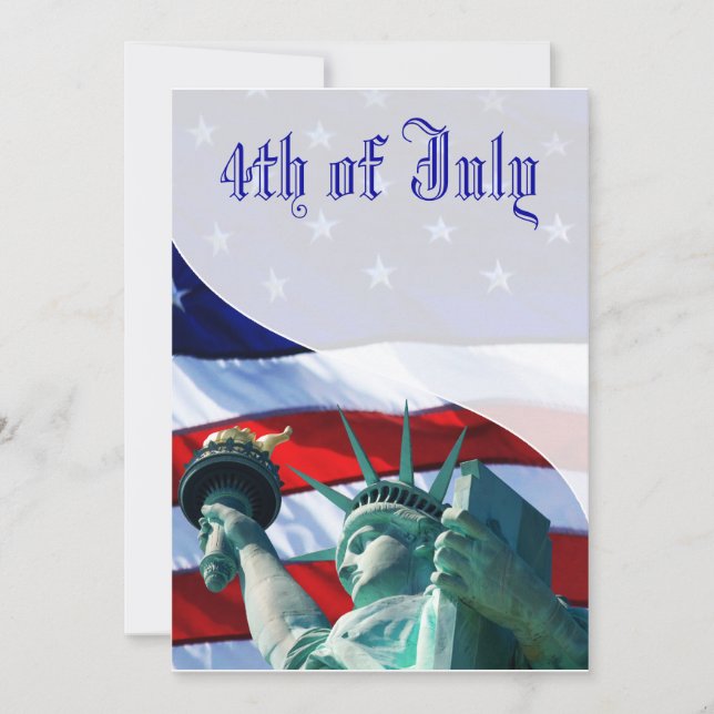 July 4th Party Invitations (Front)