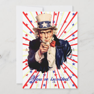 July 4th Party invitations template