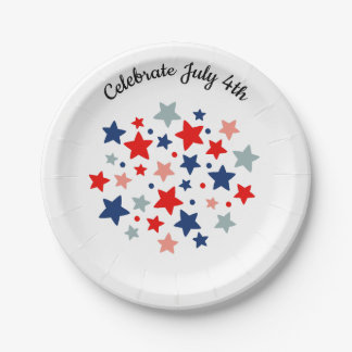 July 4th Party plates