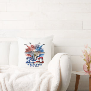July 4th Patriotic 250 Year Birthday Cushion