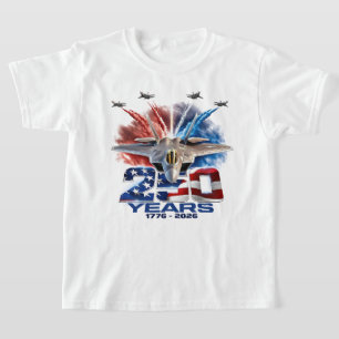 July 4th Patriotic 250 Year Birthday T-Shirt