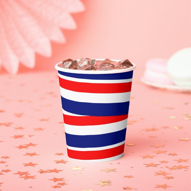 July 4th Patriotic Paper Cup (Insitu)