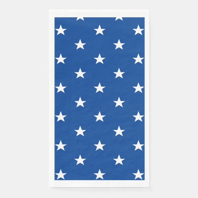 July 4th Patriotic Paper Guest Towel Napkin (Front)