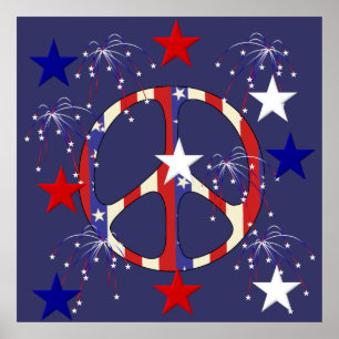 July 4th Peace Poster