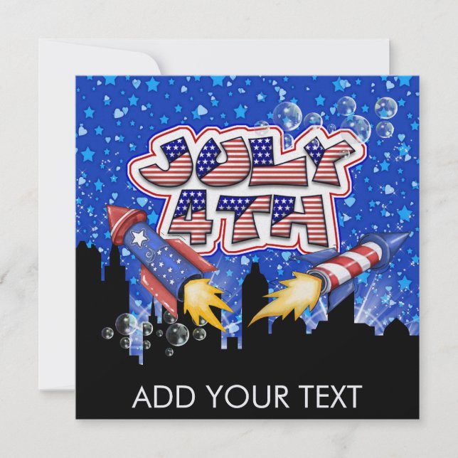 July 4th - SRF Invitation (Front)